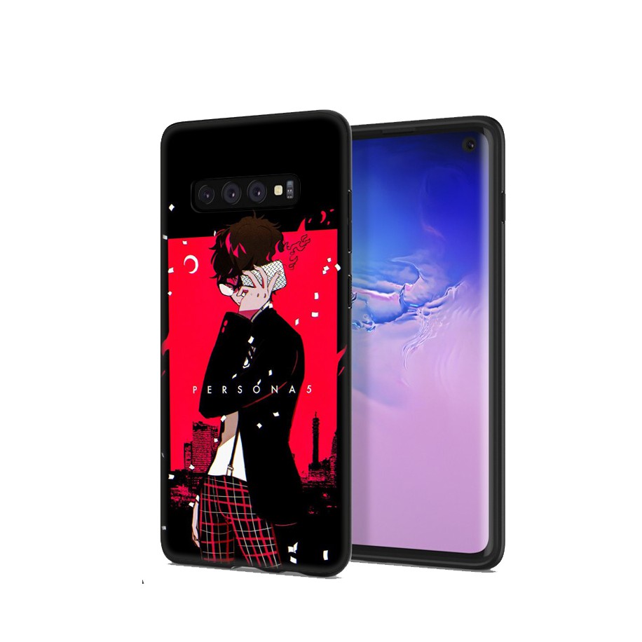 Samsung Galaxy S10 S9 S8 Plus S6 S7 Edge S10+ S9+ S8+ Casing Soft Case 76SF Persona 5 Royal P5 Anime mobile phone case