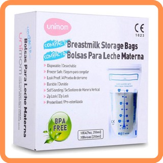 Túi trữ sữa Unimom Compact hộp 10 túi