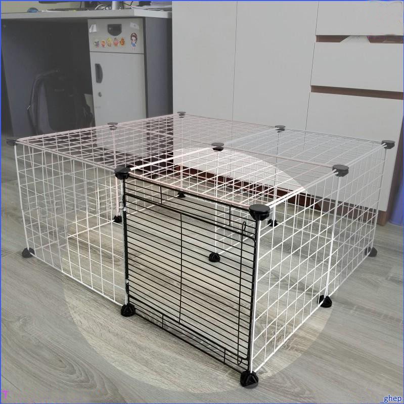 [ TẶNG KÈM CHỐT ] - Lưới sắt, thép lắp ghép đa năng làm giá để sách, chuồng Size 35x35cm