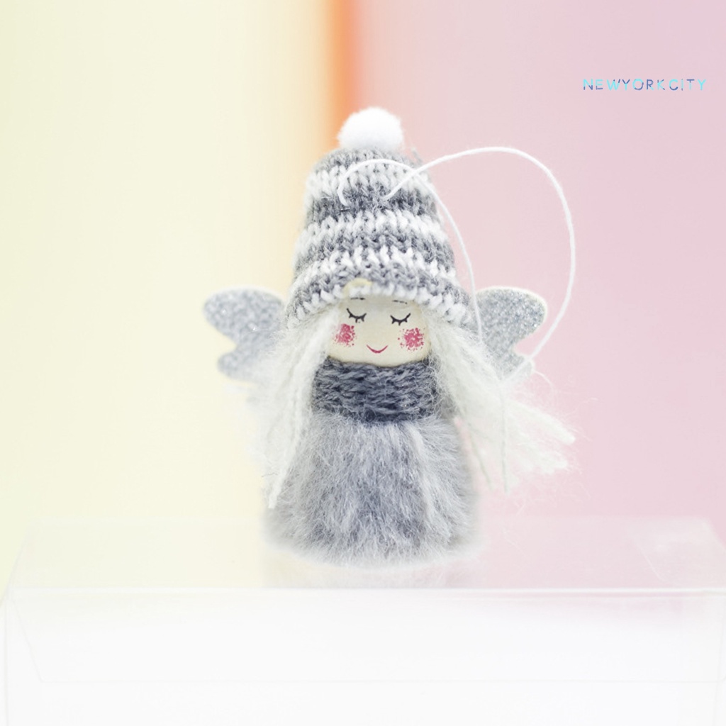 Thú Nhồi Bông Hình Thiên Thần Dễ Thương Trang Trí Cây Thông Giáng Sinh