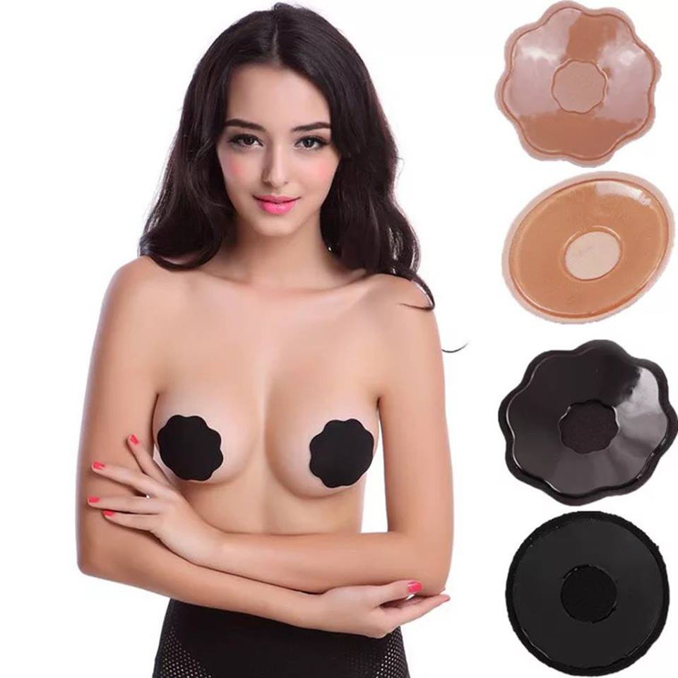 Miếng Dán Ngực Hình Hoa - Miếng Dán Ti Silicon Siêu Dính AMYBRA D0122