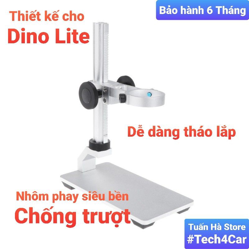 Giá đỡ kính hiển vi điện tử Dino Lite, thiết kế tiện dụng, nhôm phay Tuấn Hà Store