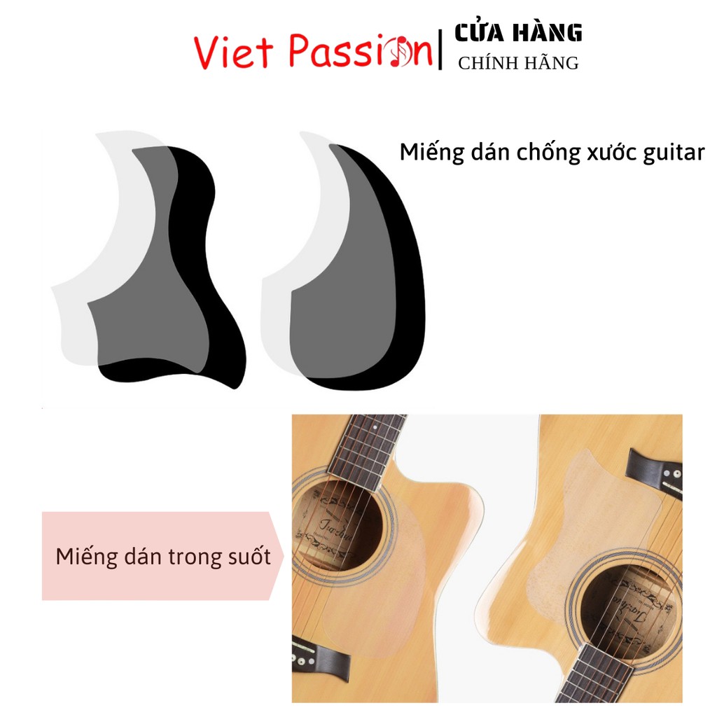 Miếng dán chống xước cho đàn guitar Viet Passion phù hợp cho mọi loại đàn guitar acoustic, classic