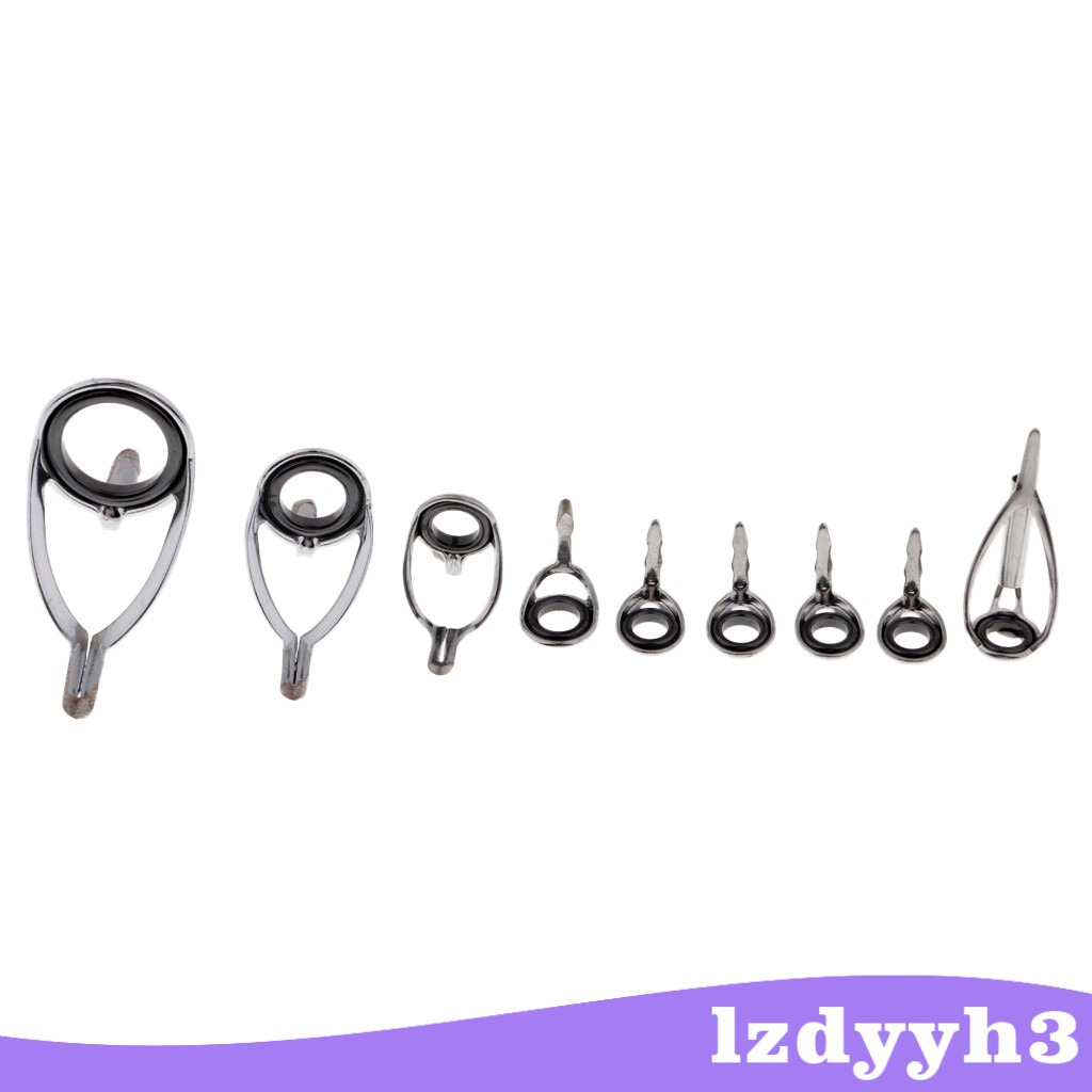 Bộ 9 Vòng Dẫn Cần Câu Cá 5 # 5 # 5.5 # 6 # 8 # 10 # Lzdyyh3