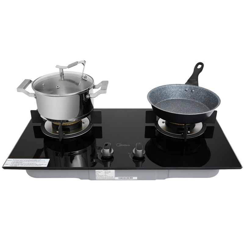 Bếp ga âm Midea MQ7208-G Chính hãng trưng bày- TẶNG VAN DÂY GAS