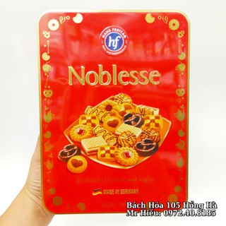 [T5/2023] Bánh xốp Noblesse hộp sắt 400g