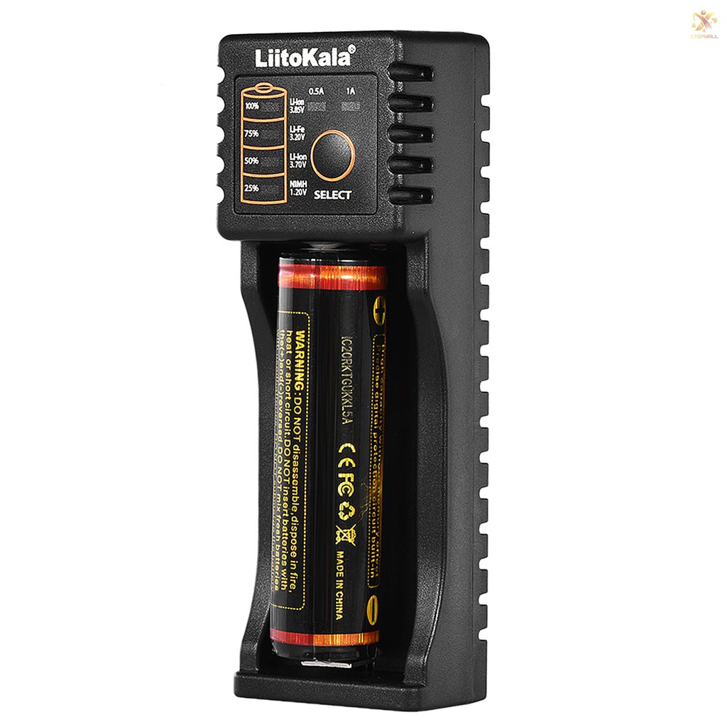 Bộ Sạc Pin Liitokala Lii-100 Cho 1.2v / 3.7v / 3.2v / 3.85v Aa / Aaa 18350 / 10440 / 14500 / 16340 Nimh