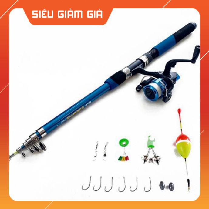 [Combo] [Combo] (Rẻ bất ngờ)Bộ cần câu rút Shimano và máy cùng phụ kiện [Giá rẻ] [Giá rẻ]