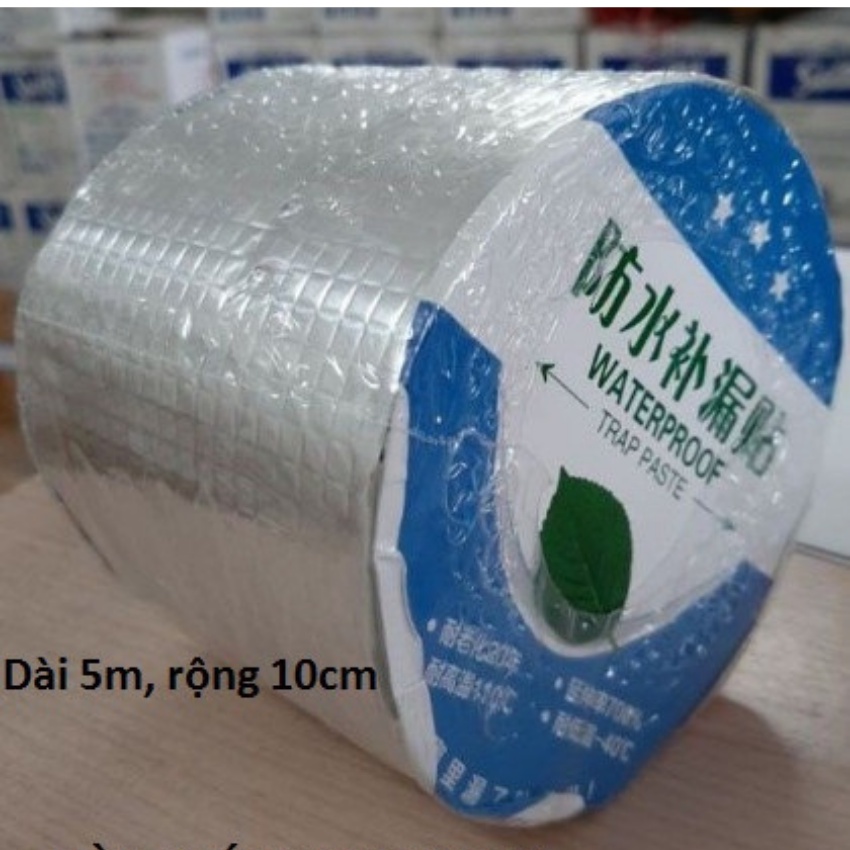 Băng keo chống dột cuộn 5F, 10F dài 5m- siêu dính,chống thấm