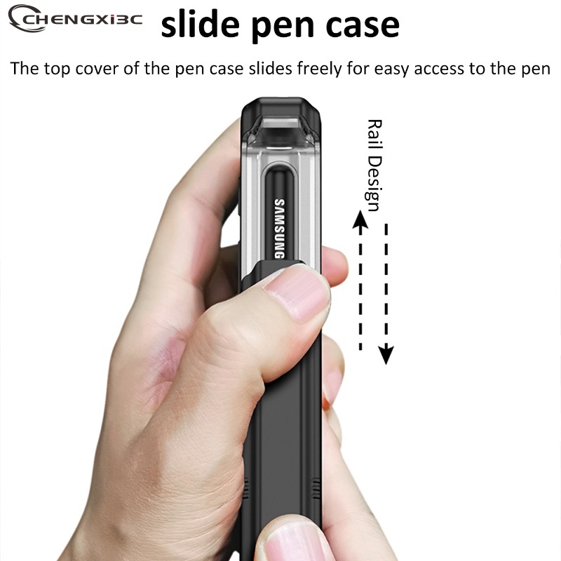 Ốp lưng Samsung Galaxy Z Fold 3 5G ốp điện thoại Không chứa bút F9260 ốp Z Fold 3 case W22 casing no pen Folder 3 Bao gồm Màng bảo vệ kính cường lực ốp