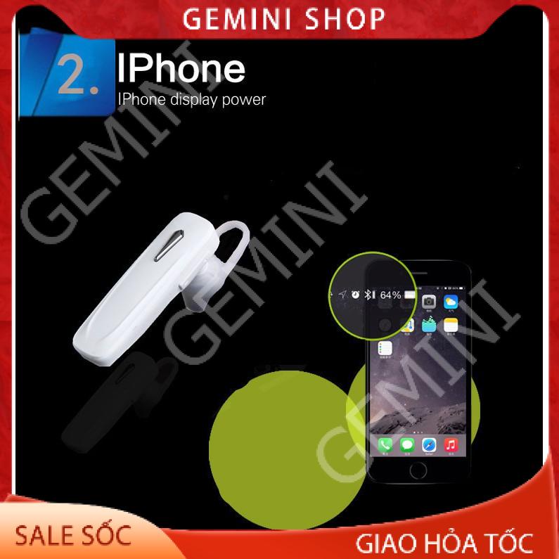 Tai nghe Bluetooth không dây nhét tai nghe nhạc đàm thoại mã 163h
