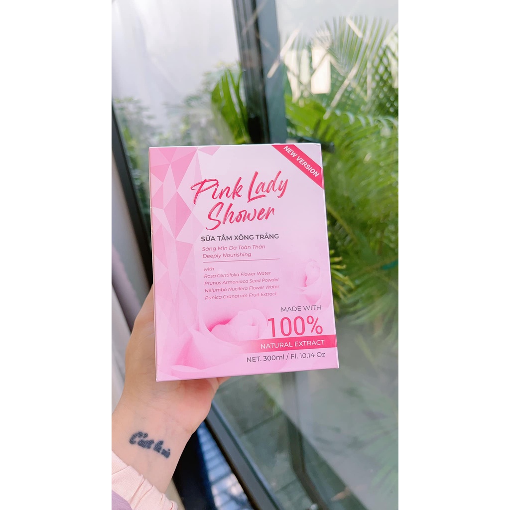 Sữa tắm xông trắng pink lady onaya tq group siêu thơm hàng chính hãng