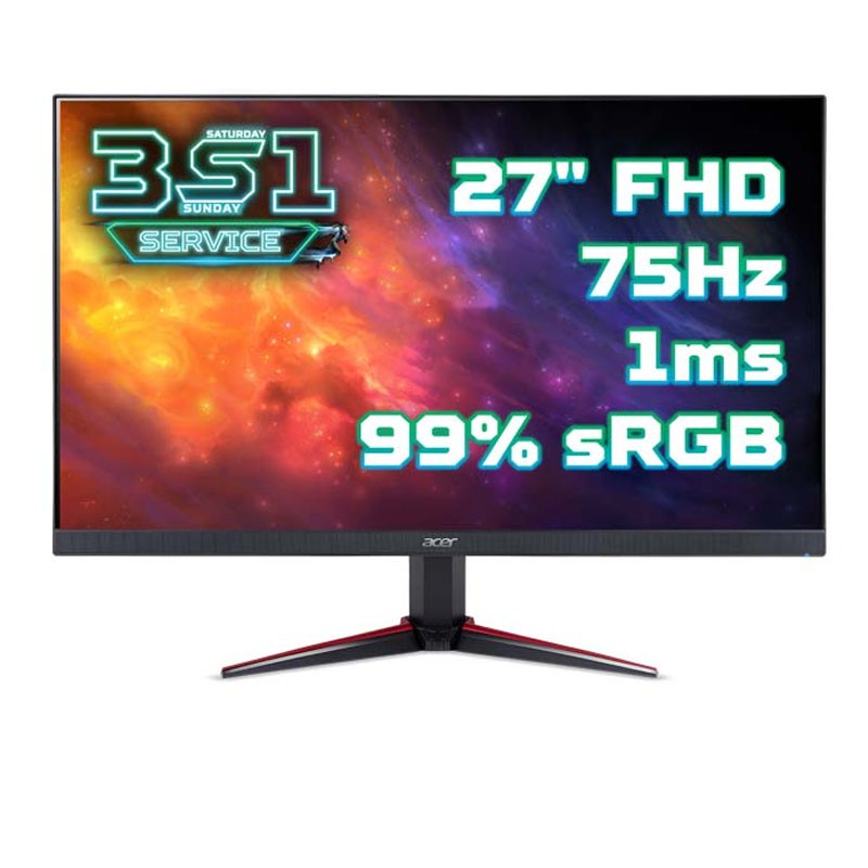 Màn hình máy tính Acer Nitro VG270 27 inch 75Hz Gaming Cũ bh 1/2022