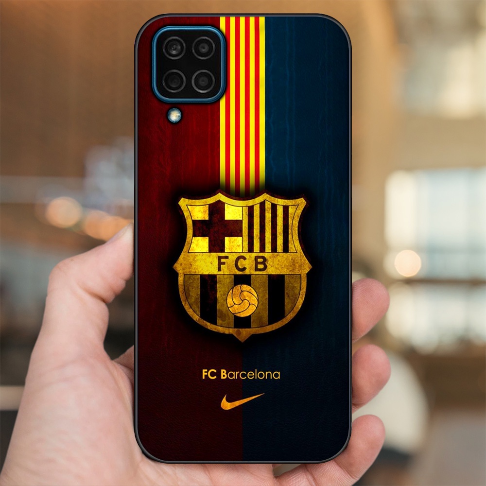 Ốp lưng Samsung M32, M33, M53, M62 viền đen in hình Barcelona Barca