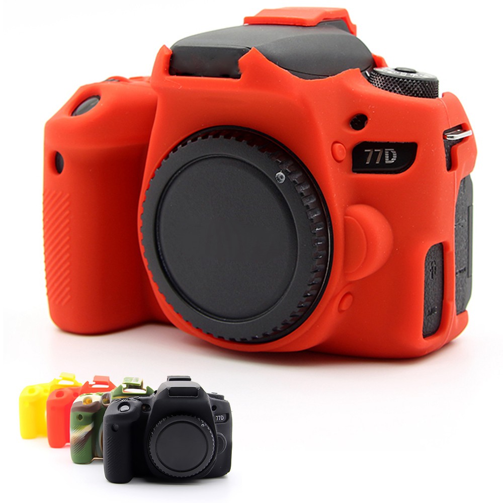 Ốp Lưng Silicone 4 Màu Cho Máy Ảnh Canon Eos 77d