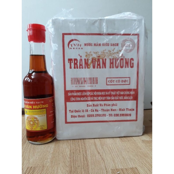Nước mắm siêu sạch Trần Văn Hưởng ( 6 chai x 250 ml) cốt cô đặc