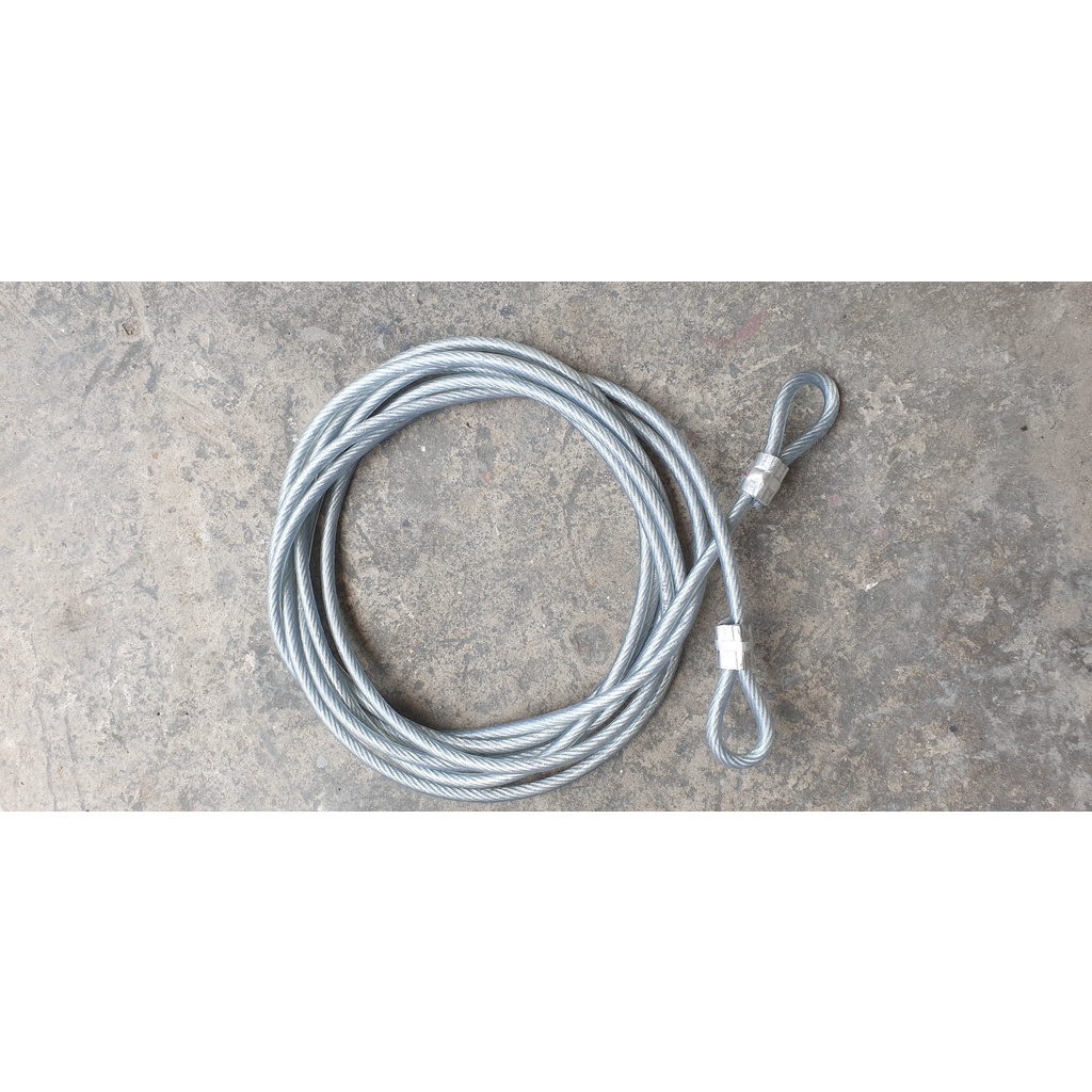 Dây cáp bọc nhựa chống cắt khóa xe 10 ly 10m , 7m, 5m, 3m cực kỳ chắn chắn