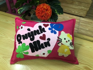 Gối handmade kitty vàg