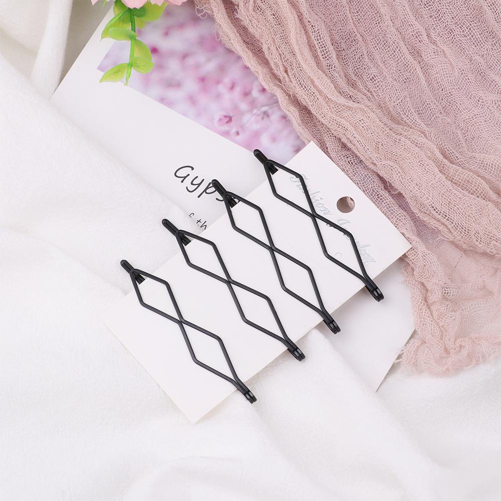ROWANS 4Pcs/set Geometry Hair Clip Fashion Hair Accessories Metal Girls Hairgrips