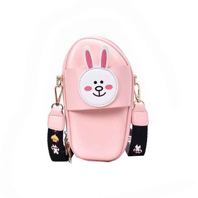 Túi đeo chéo Gấu Brown/Thỏ Cony/Vịt Sally đựng vừa XS Max