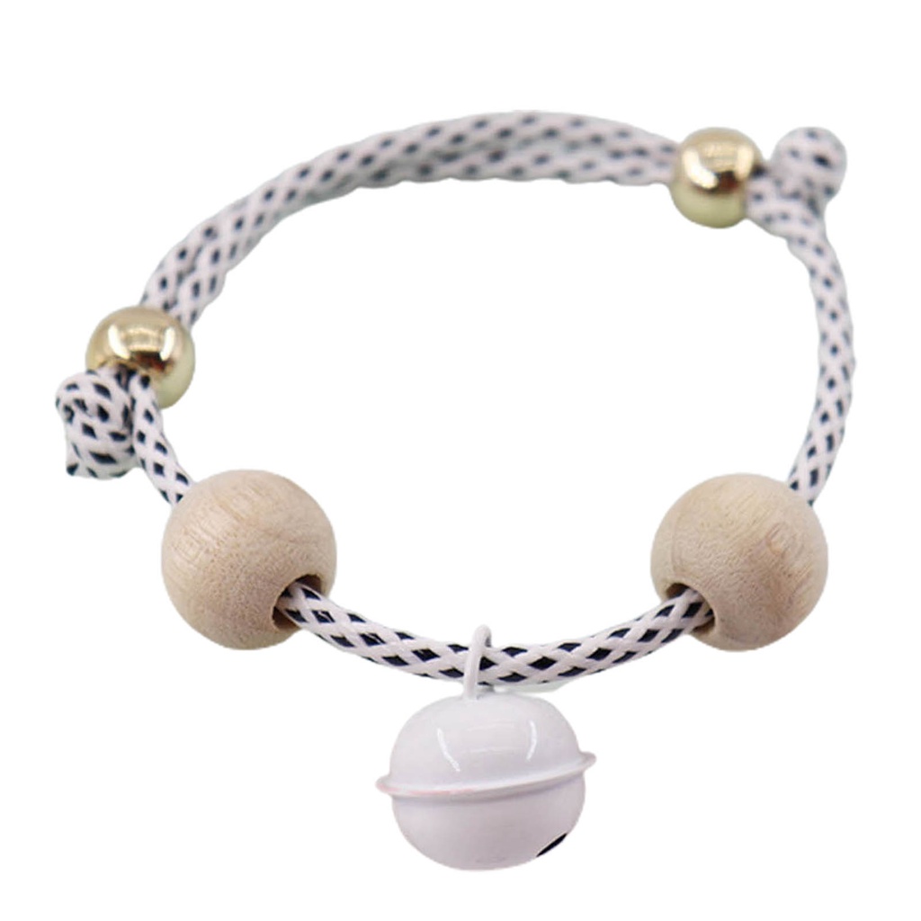 Vòng Cổ Chống Bọ Chét Cho Thú Cưng Họa Tiết Chấm Bi Có Chuông