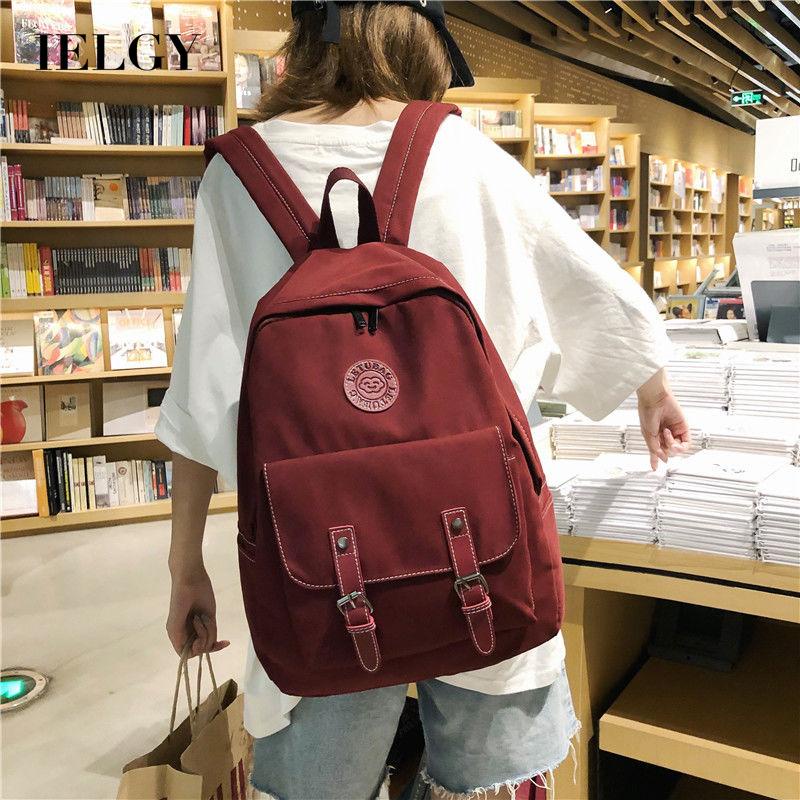 Balo đi học IELGY có sức chứa lớn phong cách Harajuku thời trang Hàn Quốc cho nữ