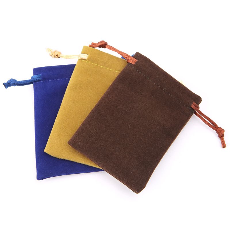 BST❀5pcs Dungeons And Dragons Dice Bag Velvet Drawstring Bags Tarot Card Jewelry Bag