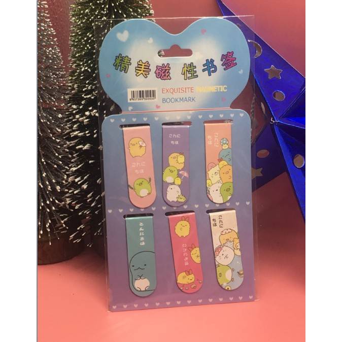 6 mảnh CUTE Bookmark Động vật đánh dấu trang