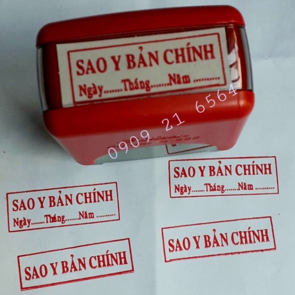 Dấu Sao Y Bản Chính có date or ko. Shiny S-222 hãng sản xuất dấu hàng đầu thế giới.