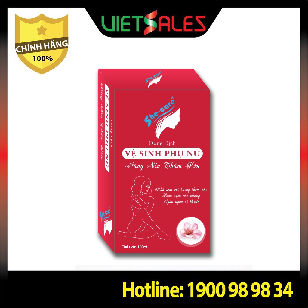 Gel Dung Dịch Vệ Sinh Vùng Kín, Khử Mùi, Ngừa Viêm Nhiễm SHE CARE