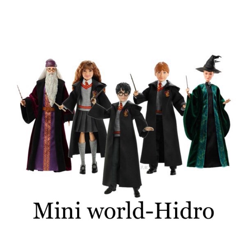 Búp bê Wizarding World Harry Potter 5-Piece 10-inch Figure Set có khớp chính hãng