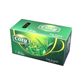 Trà túi lọc cozy trà xanh 50g