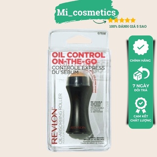 Cây Lăn Hút Dầu Revlon Oil Absorbing Volcanic Roller Làm Từ Đá Núi Lửa Tự Nhiên tái sử dụng nhiều lần