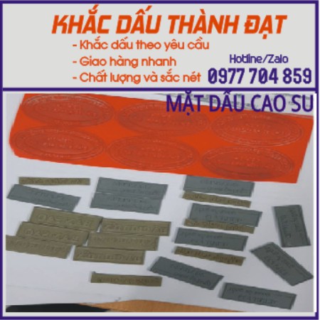 Mặt dấu/ miếng cao su theo yêu cầu