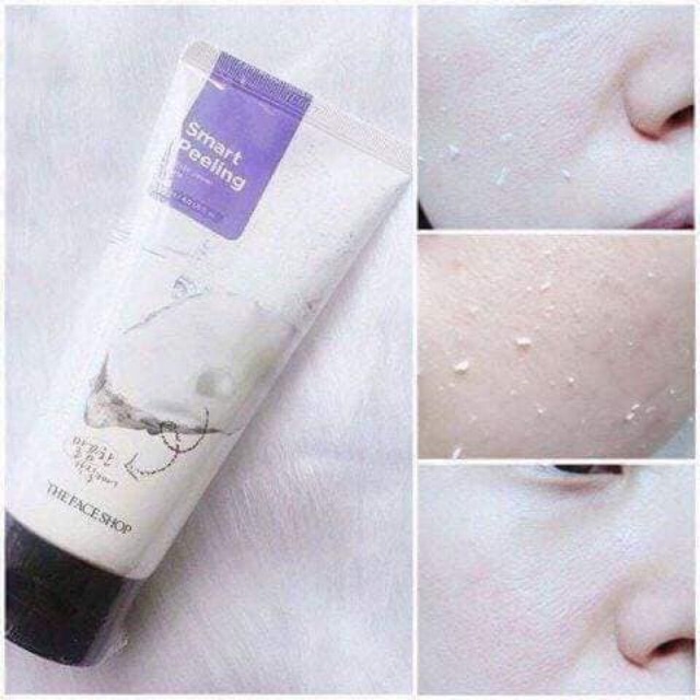 Sữa Rửa Mặt Tẩy Tế Bào Chết Ngọc Trai The Face Shop - Smart Peeling White Jewel