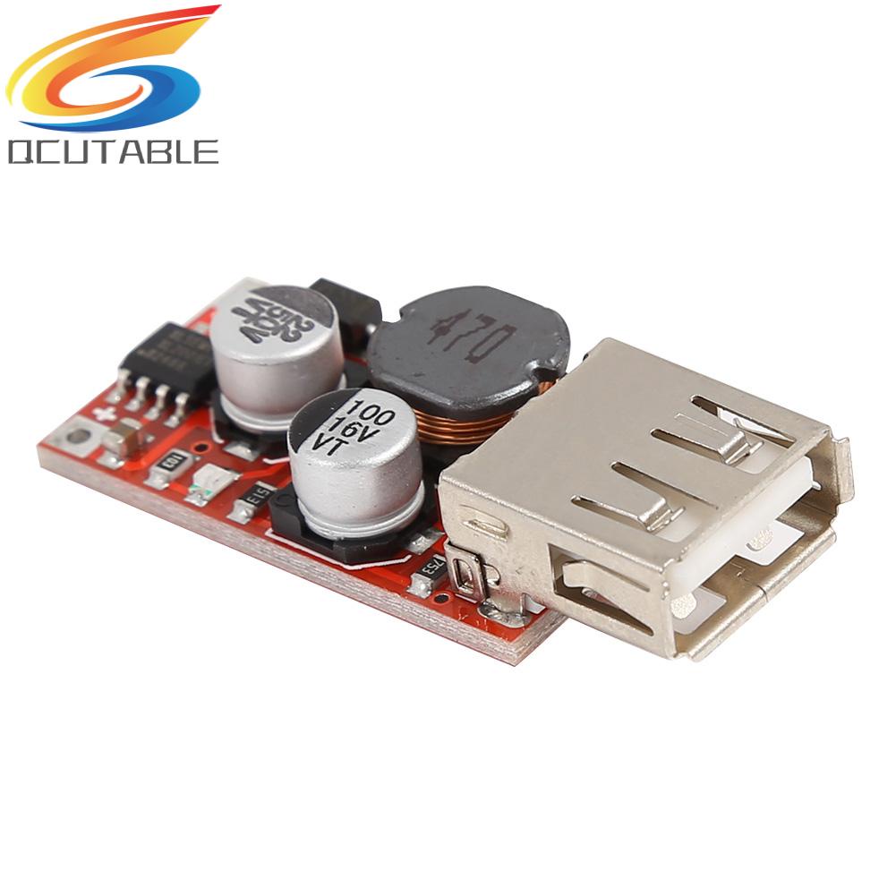 Mô Đun Hạ Áp DC-DC9V/12V/24V Xuống 5V Đầu Ra USB 3A Cho Xe Hơi