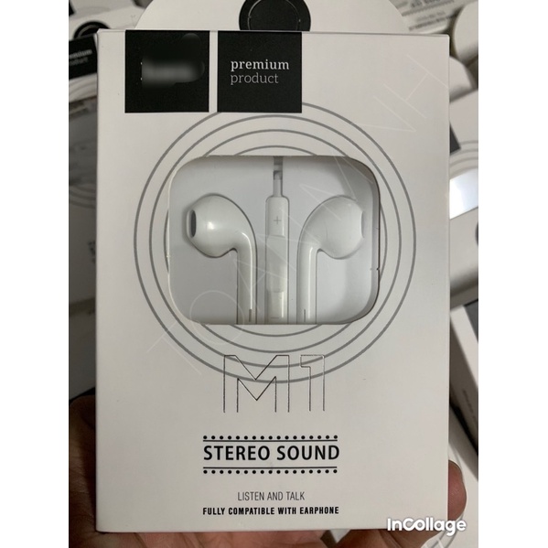 Tai Nghe Hocooo M1-M34 Jack 3.5mm. Dùng cho các điện thoại Jack 3.5, Máy Tính, LapTop