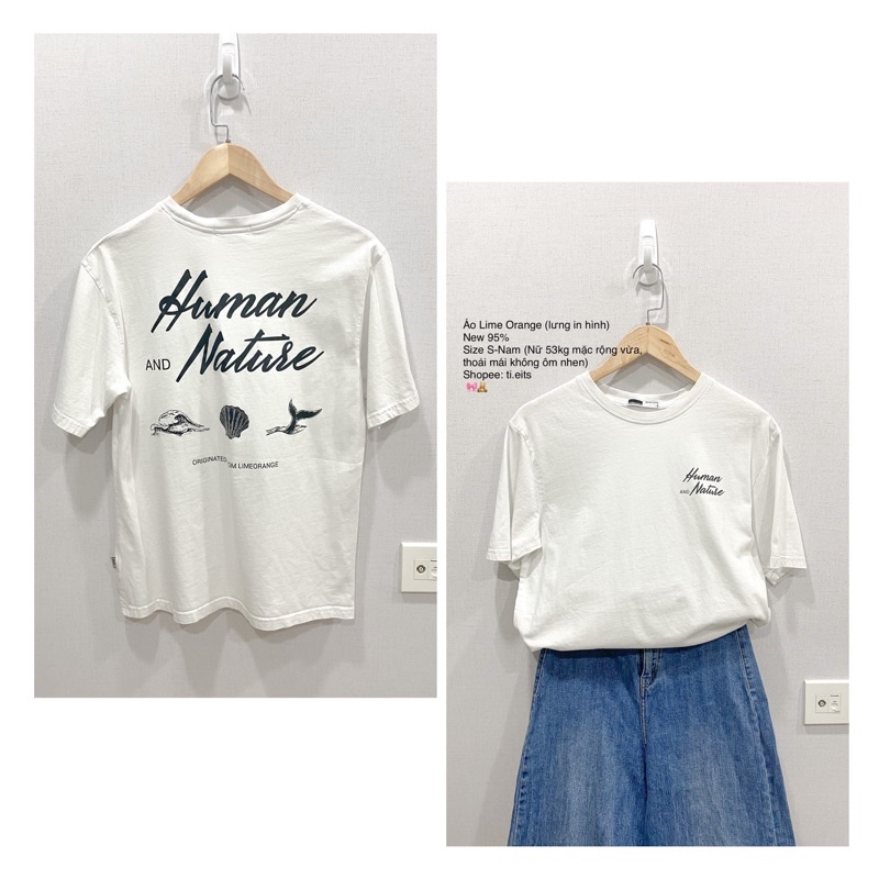 Pass Áo Lime Orange Unisex Size S 🧸 Thanh Lý LimeOrange Pass Local Brand Local Brand