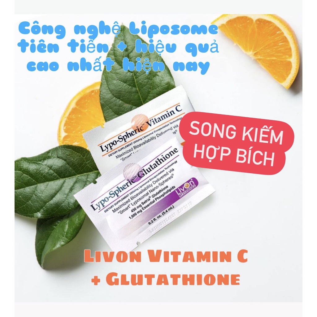 Gel uống tăng đề kháng, sáng đẹp da Livon Lypo-Spheric Vitamin C