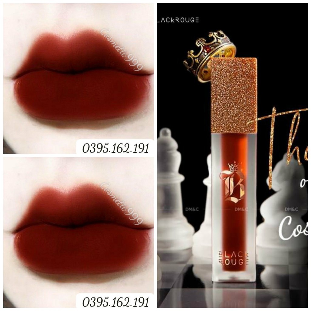 Son blackrouge, son black rouge ver 7 chính hãng a37 a34 a36 đỏ nâu đỏ đất Cosmetic999