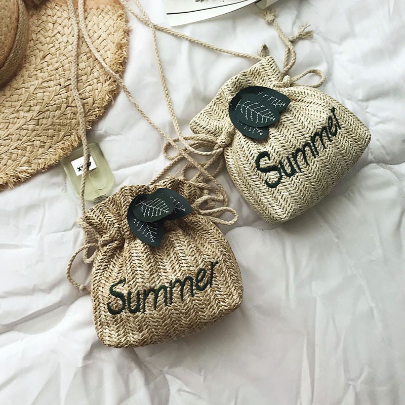 TÚI CÓI ĐI BIỂN PHỐI CHIẾC LÁ SUMMER P1168