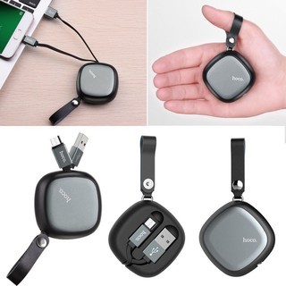 Cáp Sạc Nhanh Dạng Rút Hoco U33 Lightning, Micro, Type C - Cáp Chính Hãng Sạc Điện Thoại Android, IPhone