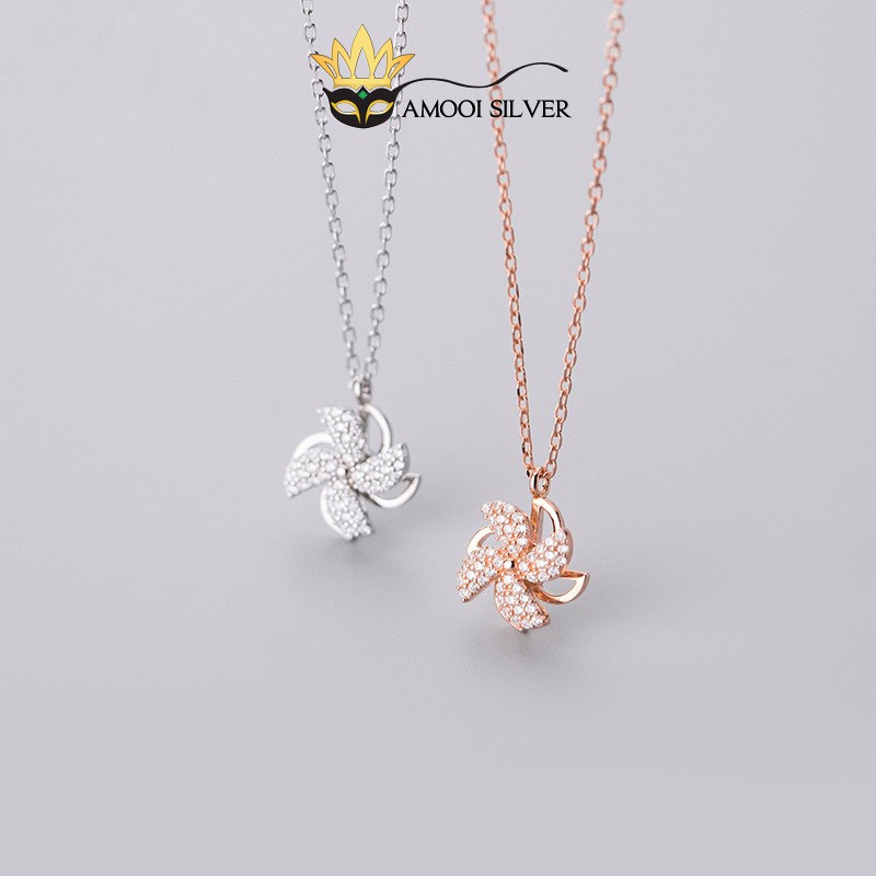 Dây chuyền bạc S925 quạt gió cánh xoay - Amooi Silver AD159