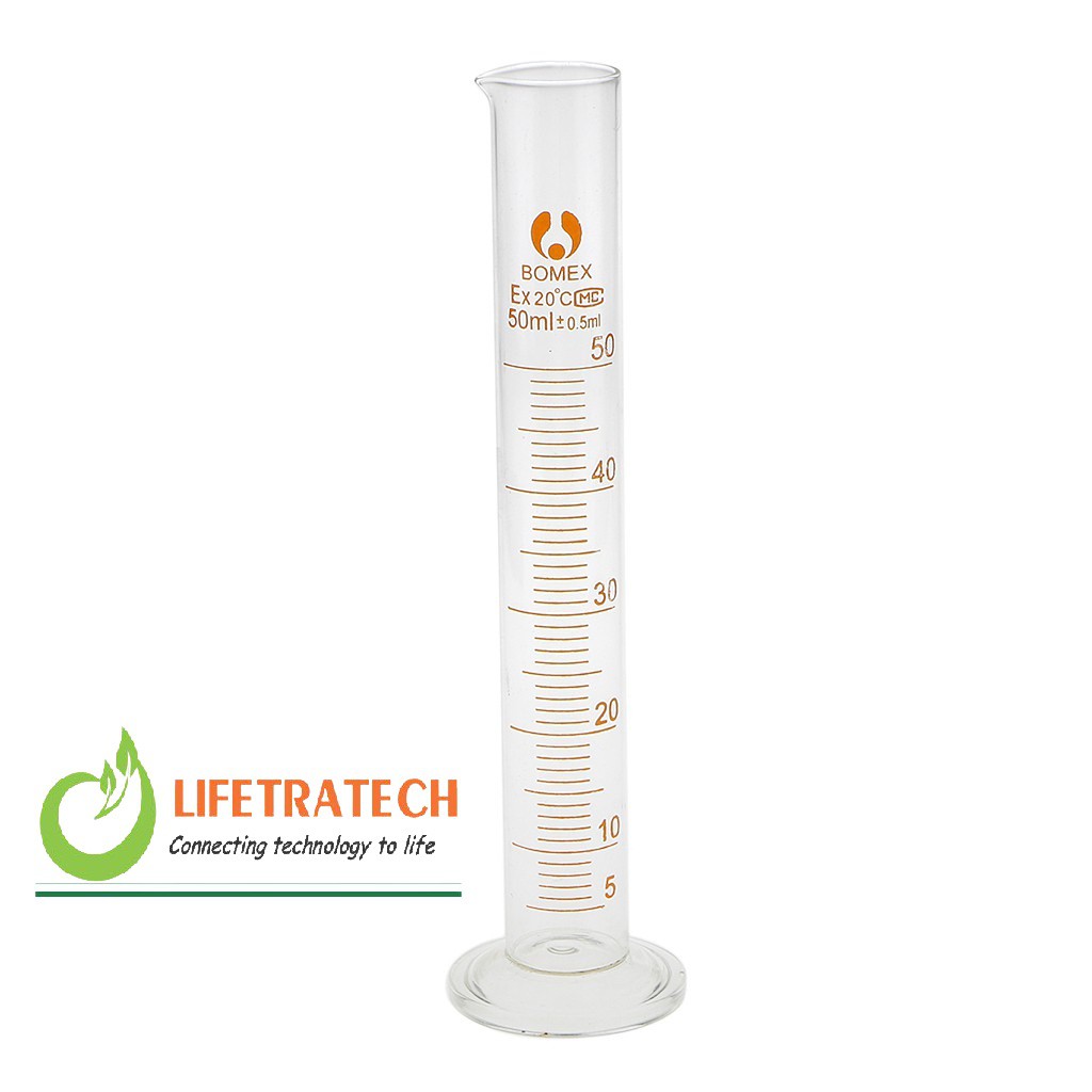 Ống đong thủy tinh chia vạch định mức các thể tích 25ml - 50ml -100ml