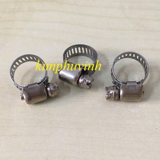 2 CÁI D16 - CỔ DÊ INOX PHI 16 - CÙM CỔ DÊ INOX 16mm