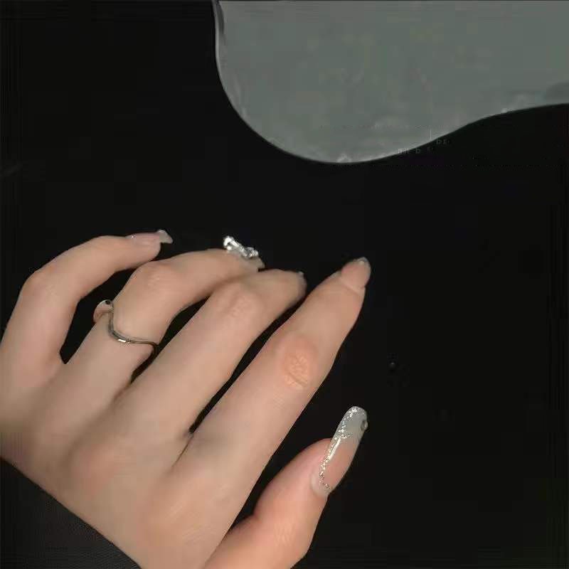 Nhẫn hợp kim đính đá zircon thời trang cho nữ