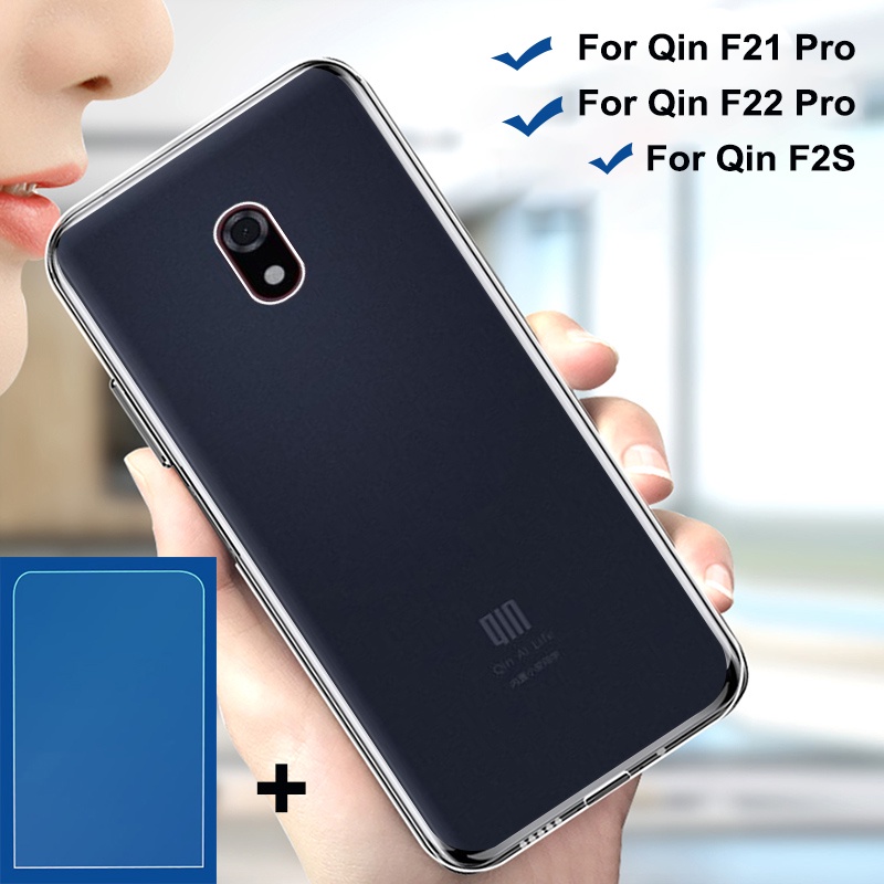 Ốp Điện Thoại TPU Trong Suốt 2 Trong 1 Cho Xiaomi Mi Qin F21 Pro F21S Qin F22 Pro VoLTE 4G
