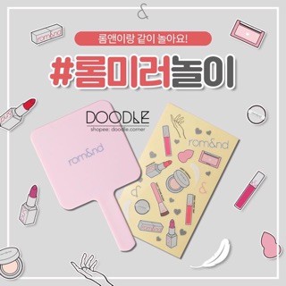 Gương Soi Romand Hand Mirror Mini (Gương & Bộ Sticker)