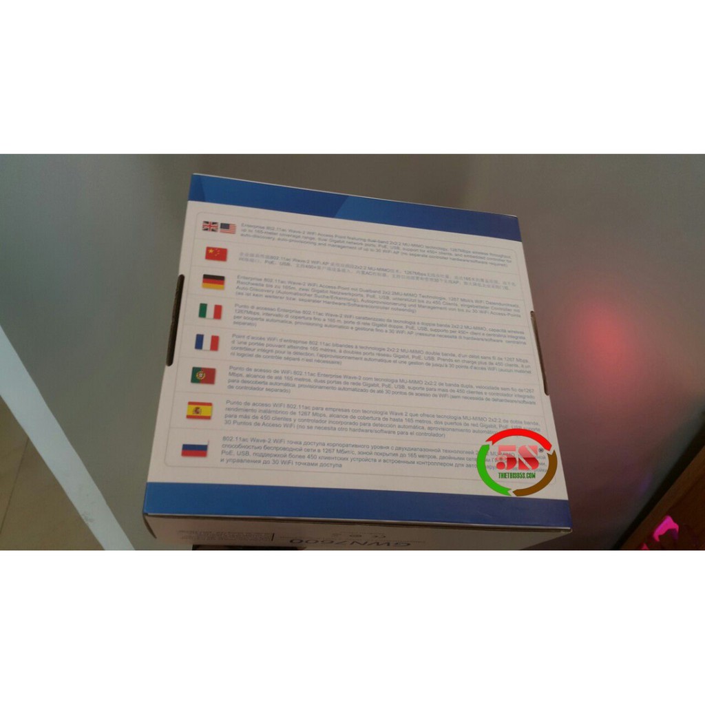 [ Tặng Nguồn PoE 1Gb Unifi ] Bộ phát Wifi Grandstream GWN7600 ,Hỗ trợ 250 user -Hàng Mỹ | BigBuy360 - bigbuy360.vn