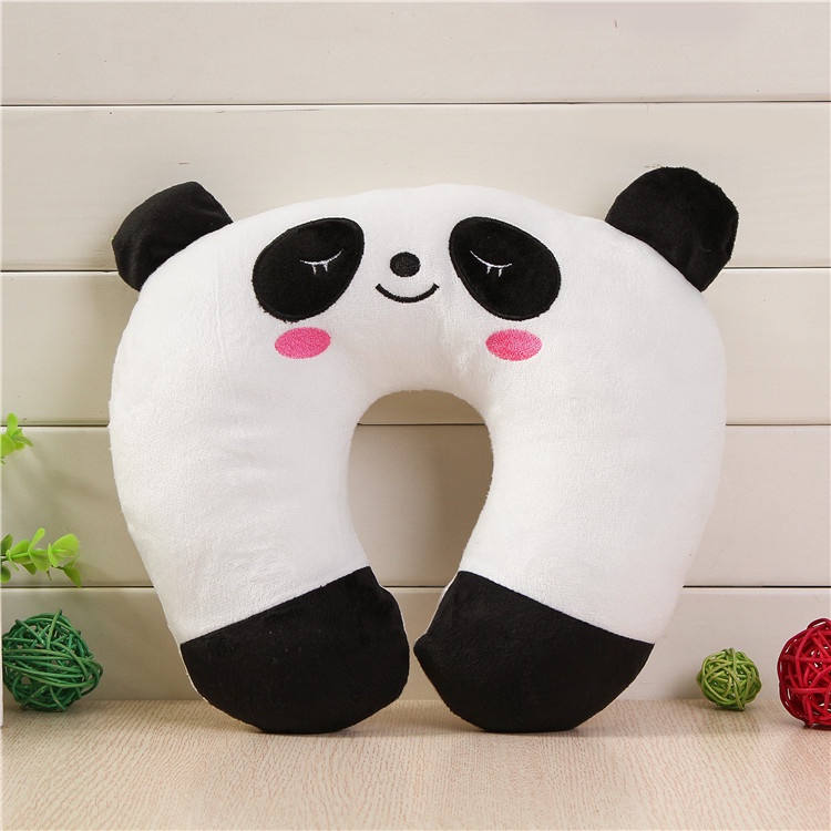 Gối Kê Cổ Hình Chữ U Họa Tiết Hoạt Hình Dễ Thương